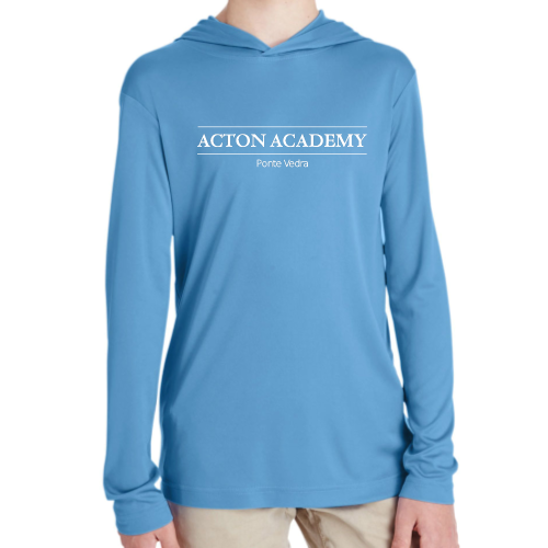 ActonAcademy - Youth Zone Performance Hooded T-Shirt