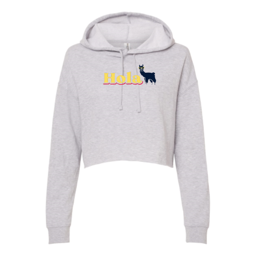 HolaMarketingFirm - Independent Trading - Women's Crop Hoodie