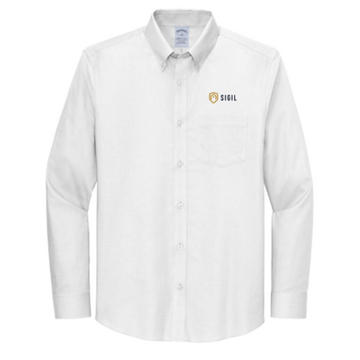 Sigil - Brooks Brothers Wrinkle-Free Stretch Nailhead Shirt White