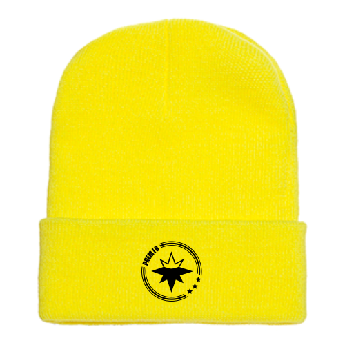PremFC - Yellow Cuffed Knit Beanie Yupoong