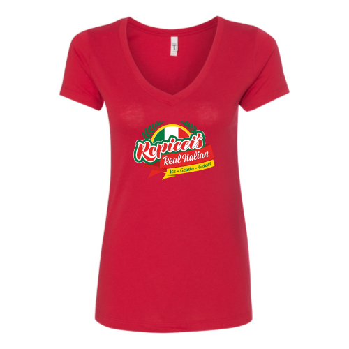 RepiccisRealItalianIceAndGelato  - Next Level - Womens V-Neck