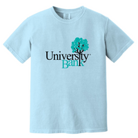 University Bank Unisex Garment Dyed T Shirt