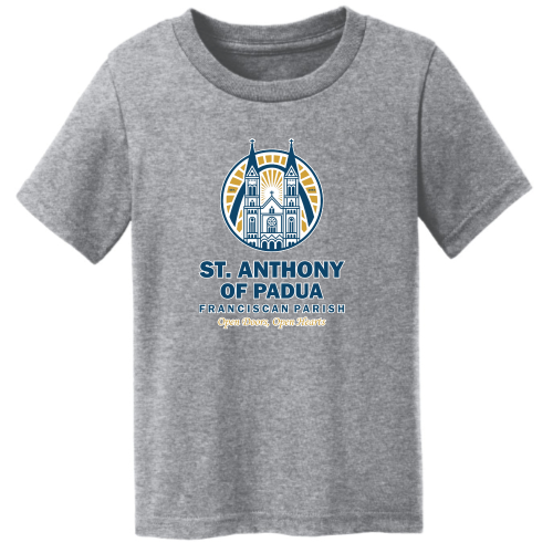St. Anthony of Padua - Precious Cargo Toddler 5.4-oz 100% Cotton T-Shirt Digital Print