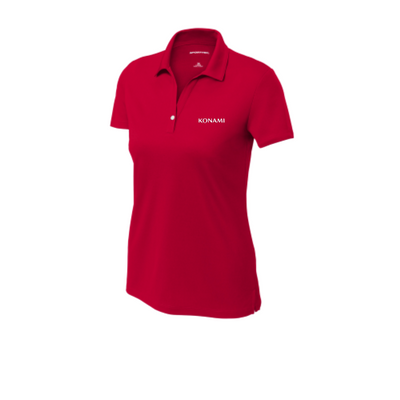 Konami - Sport-Tek Ladies UV Micropique Polo - Red