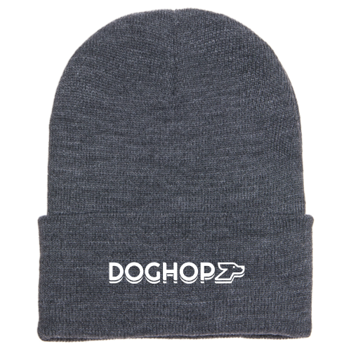 DogHop -Adult Cuffed Knit Beanie