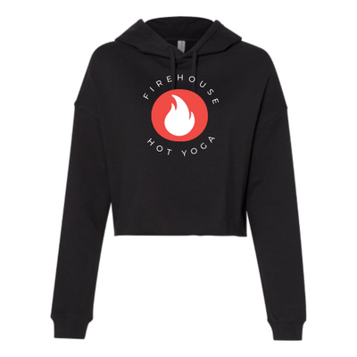 Firehouse Hot Yoga - Independent Trading Women's Crop Hoodie