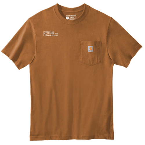 EbersonConstruction - Carhartt Workwear Pocket Short Sleeve T-Shirt