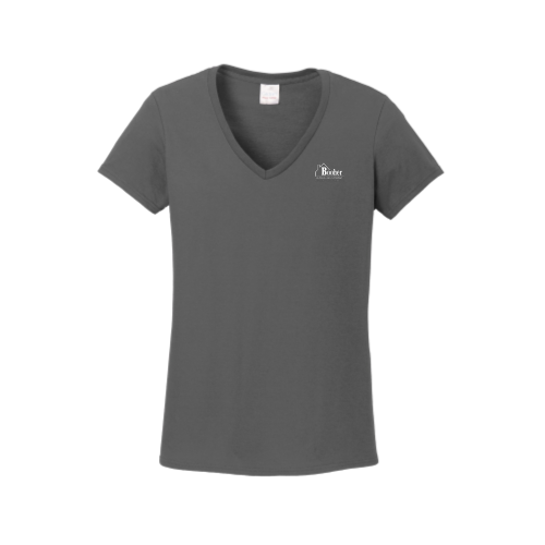 BooherRemodelingCompany - Gildan Ladies Heavy Cotton 100% Cotton V-Neck T-Shirt