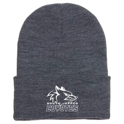 SJCOCoyotes - Cuffed Knit Beanie v2