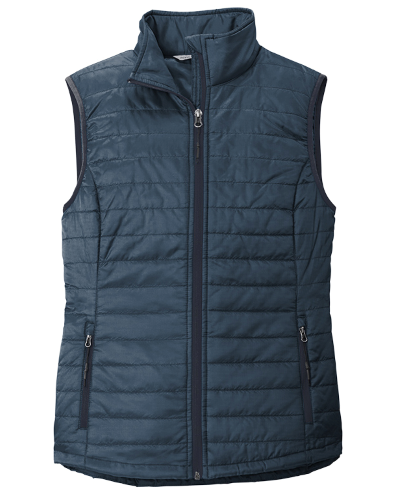 PRINTED - Port Authority Ladies Packable Puffy Vest L851