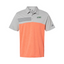 BackNineGreens - Men's Heather Colorblock 3-Stripes Sport Shirt