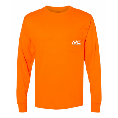 M-Comm - Workwear Long Sleeve Pocket T-Shirt