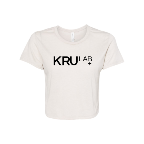 KRU PT - Ladies' Flowy Cropped T-Shirt
