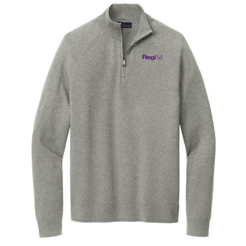 RegEd - Men's Brooks Brothers Cotton Stretch 1/4-Zip Sweater - v2