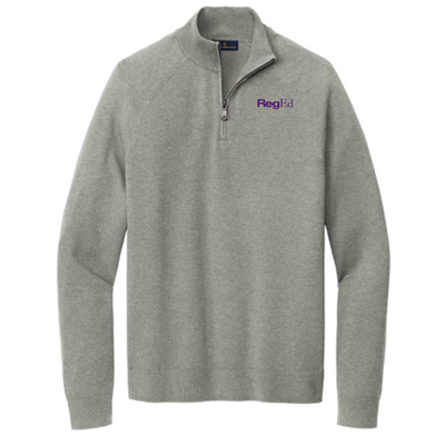 RegEd - Men's Brooks Brothers Cotton Stretch 1/4-Zip Sweater - v2