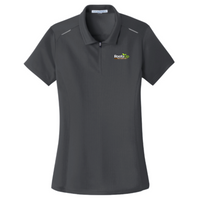 RootsUpPlantHealthcare - Port Authority Ladies Pinpoint Mesh Zip Polo