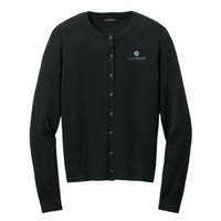 OceanElement - Port Authority Women’s Easy Care Crewneck Cardigan Sweater