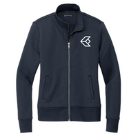KognitiveEdge - Brooks Brothers Women's Double-Knit Full-Zip