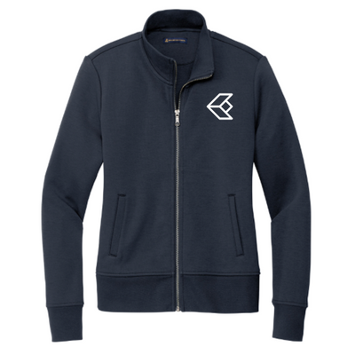 KognitiveEdge - Brooks Brothers Women's Double-Knit Full-Zip