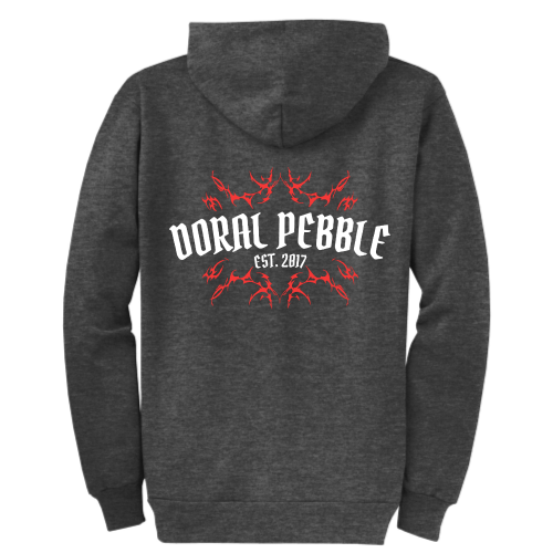 DoralPebble - Port & Company Classic Full-Zip Hooded Sweatshirt