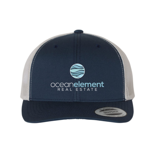 OceanElement - Embroidery Adult Retro Trucker Cap