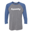 NBS - Next Level Unisex Triblend Three-Quarter Raglan T-Shirt v2