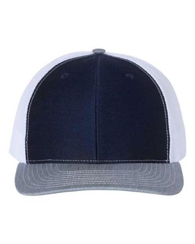 Navy White Heather Grey