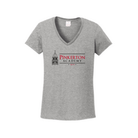 PinkertonAcademy - Gildan Ladies Heavy Cotton 100% Cotton V-Neck T-Shirt