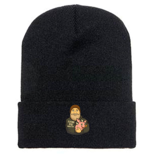 Flying Pig Ministry - Adult Cuffed Knit Beanie