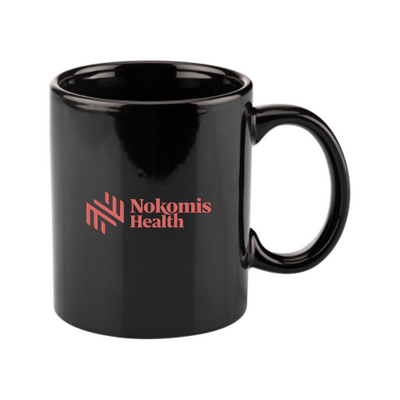 NokomisHealth - 11oz Basic C Handle Ceramic Mug