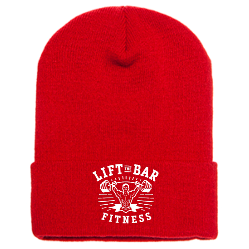 LiftTheBarFitness - Cuffed Knit Beanie