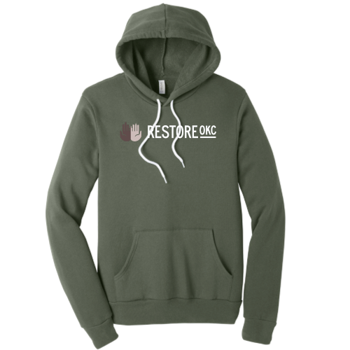RestoreOKC - Unisex Poly/Cotton Hoodie