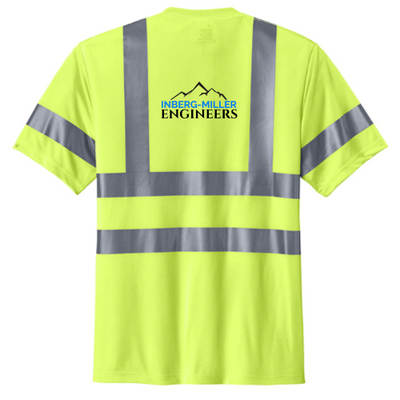IME - CornerStone ANSI 107 Class 3 Short Sleeve Snag-Resistant Reflective T-Shirt