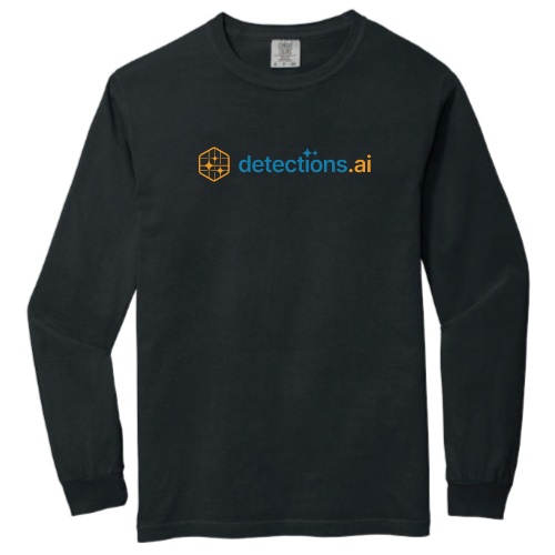 detections.ai - Garment-Dyed Heavyweight Long Sleeve T-Shirt