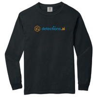 detections.ai - Garment-Dyed Heavyweight Long Sleeve T-Shirt