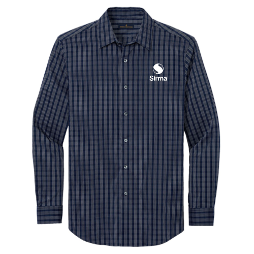 Navy Blazer/ White Grid Check