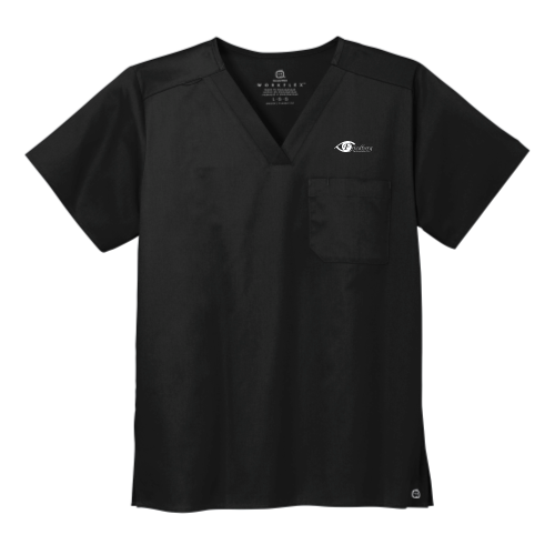 FEASampleStore - WonderWink Unisex WorkFlex Chest Pocket V-Neck Top