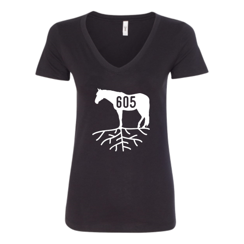 605roots - Next Level - Womens V-Neck 1540