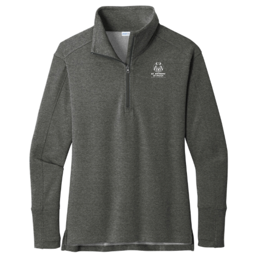 St. Anthony of Padua - Sport-Tek Ladies Sport-Wick Flex Fleece 1/4-Zip v2 Embroidery