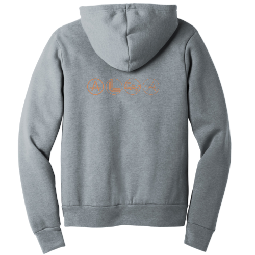 AleaGroup - Unisex Poly/Cotton Hooded Pullover Sweatshirt