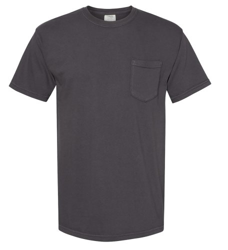 EMB Comfort Colors Garment Dyed Heavyweight Pocket T-Shirt 6030