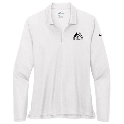 Merina+Co - Nike Ladies Dri-FIT Long Sleeve Polo v1