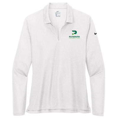 Plymouth Pickleball Club - Nike Ladies Dri-FIT Long Sleeve Polo v1