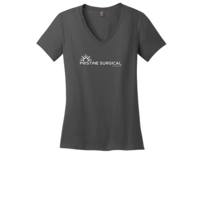 PristineSurgical District Made Ladies Perfect Weight V-Neck Tee