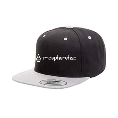AtmosphereH20 - Adult 6-Panel Structured Flat Visor Classic Snapback v1