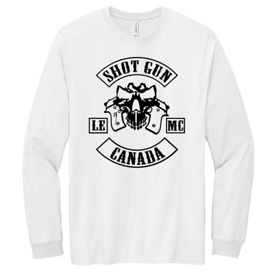 ShotGunLawEnforcementMC - Volunteer Knitwear Chore Long Sleeve Tee USA-Made V6 "Canada"