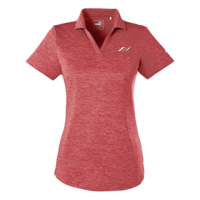 RedbirdRoofing - PUMA Ladies Icon Heather polo
