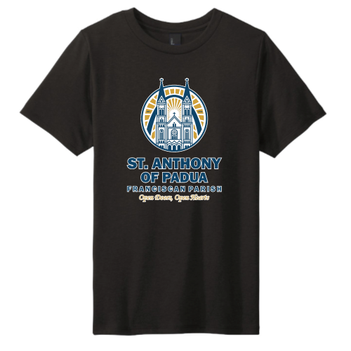 St. Anthony of Padua - District Made Youth Perfect Tri Crew Tee Digital Print