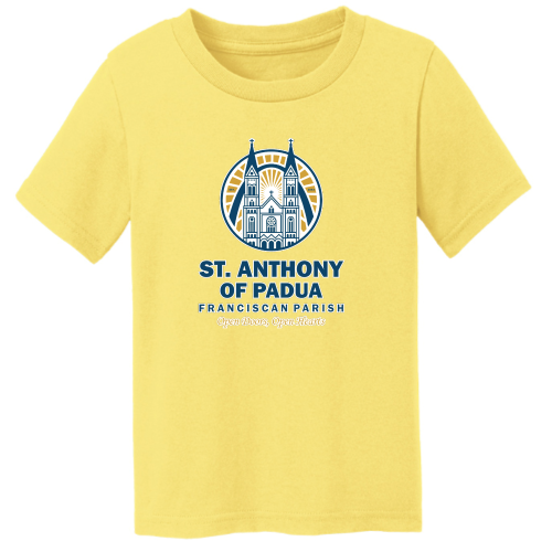 St. Anthony of Padua - Precious Cargo Toddler 5.4-oz 100% Cotton T-Shirt Digital Print