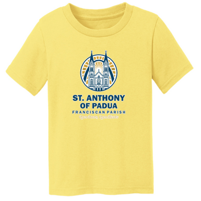 St. Anthony of Padua - Precious Cargo Toddler 5.4-oz 100% Cotton T-Shirt Digital Print